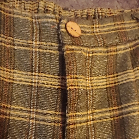 High Waisted Plaid Trousers - Picture 8 of 12